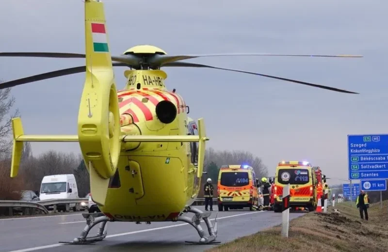 1 perce érkezett: hatalmas baleset történt Magyarországon, rengeteg mentő és tűzoltó a helyszínen