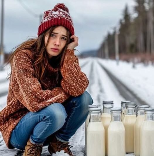 Egy magányos tejeslány az autópályán árulta a tejet, amíg nem találkozott egy fiatal fiúval, aki megváltoztatta a sorsát.