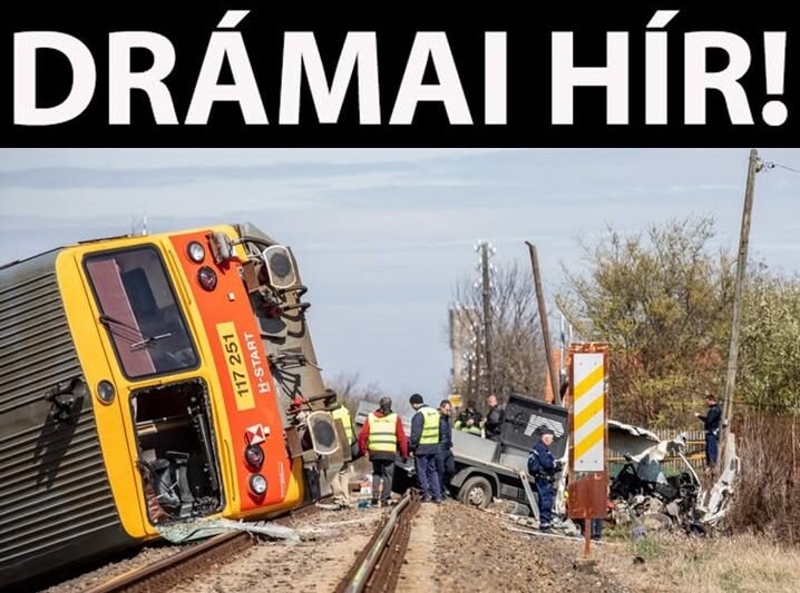 Borzalmas vonatbaleset történt Magyarországon