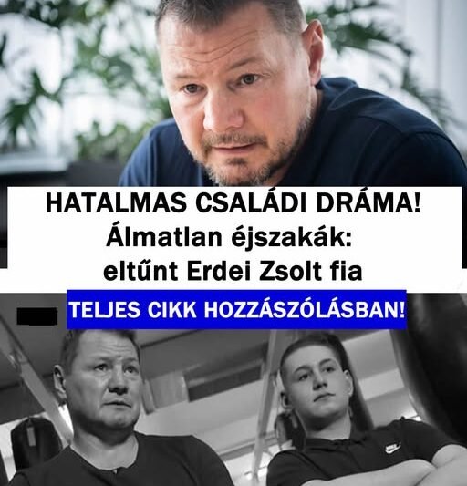 Erdei Zsolt drámája!