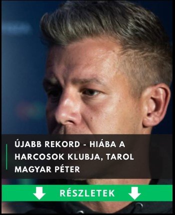 Újabb rekord – Hiába a Harcosok Klubja, tarol Magyar Péter