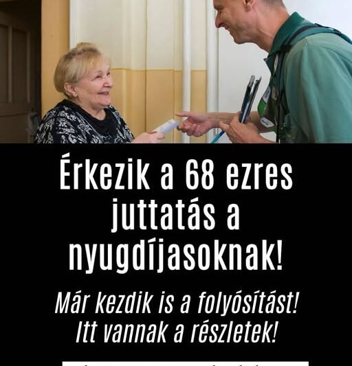 Érkezik a több tízezres juttatás a nyugdíjasoknak!