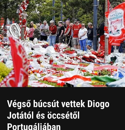 Végső búcsút vettek Diogo Jotától és öccsétől Portugáliában