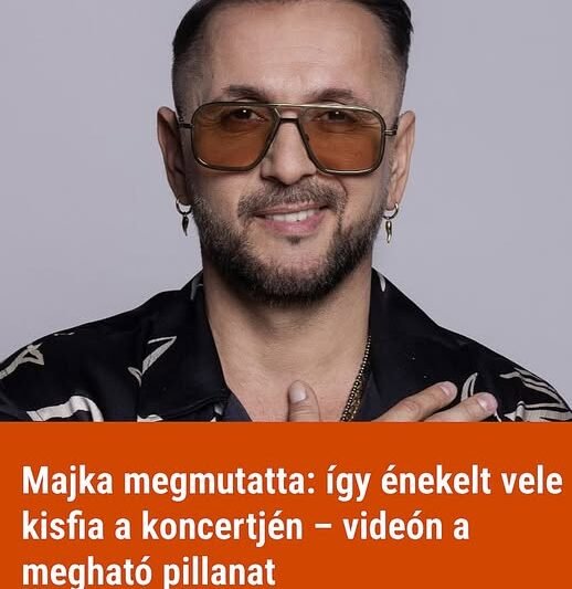 Majka megmutatta: így énekelt vele a kisfia a koncertjén – videón a megható pillanat