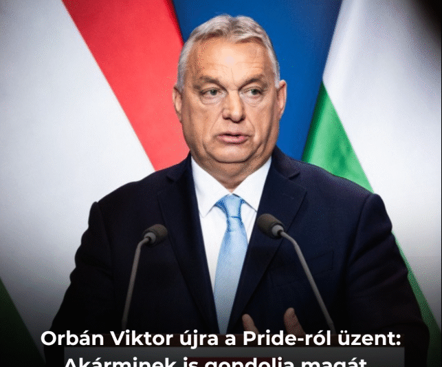 Orbán Viktor újra a Pride-ról üzent: Akárminek is gondolja magát, nem szórakozhat a nemzeti szimbólumainkkal