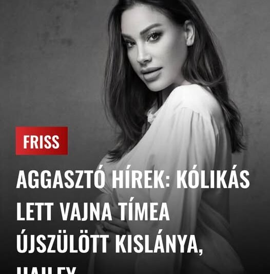 Sírással teltek a napok – Vajna Timi aggódik a kislánya miatt