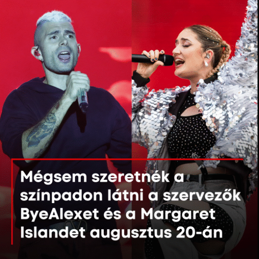 Lemondták ByeAlex és a Margaret Island augusztus 20-i koncertjét