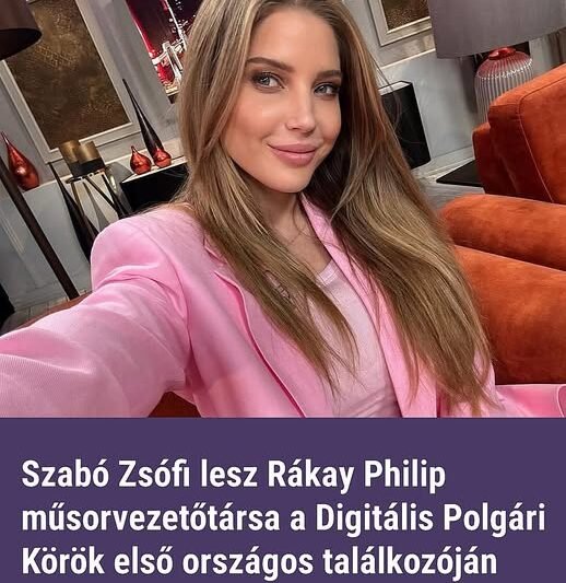 Szabó Zsófi lesz Rákay Philip műsorvezetőtársa a Digitális Polgári Körök első országos találkozóján