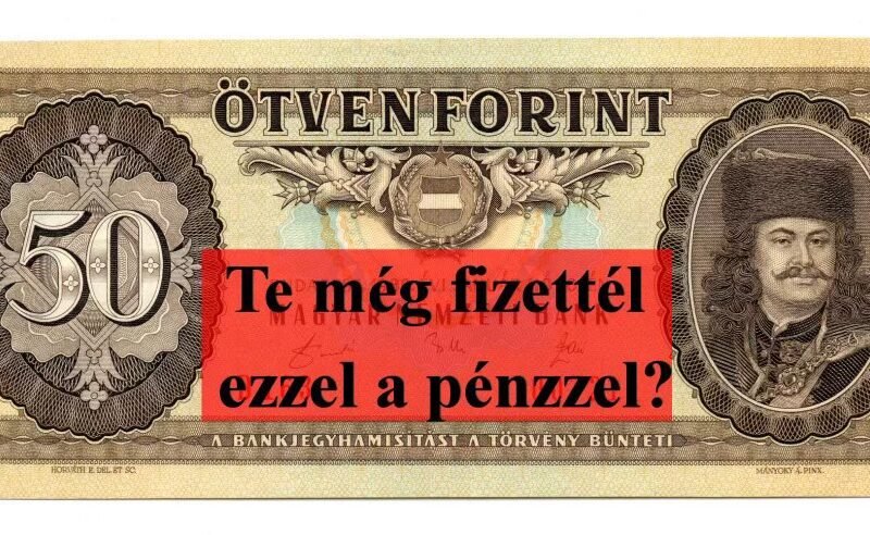 Te még fizettél ezzel a pénzzel?
