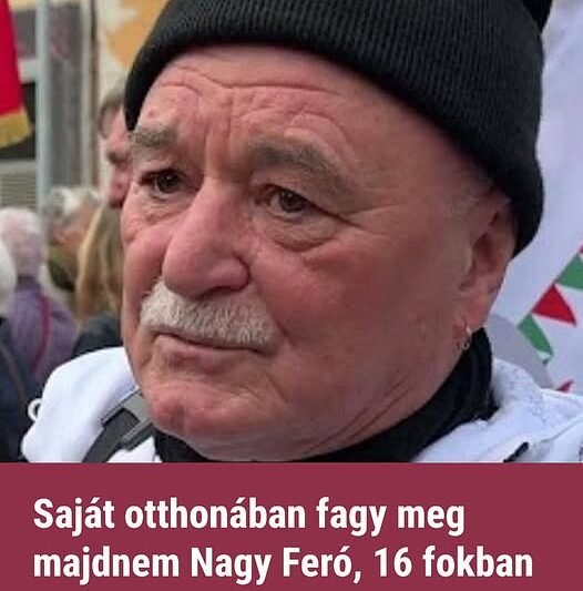 Saját otthonában fagy meg majdnem Nagy Feró, 16 fokban fáznak a feleségével