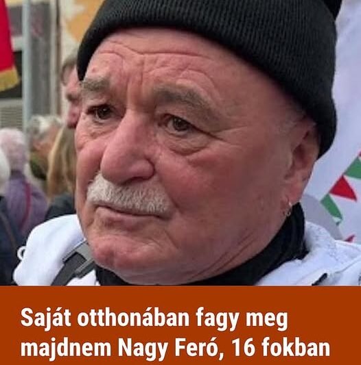 Saját otthonában fagy meg majdnem Nagy Feró, 16 fokban fáznak a feleségével