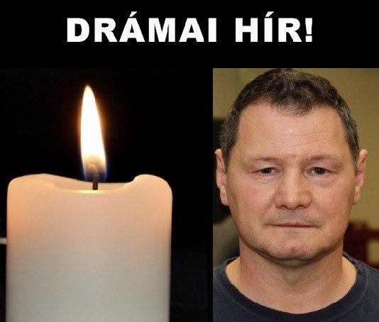 Tragédia: Most jött a hír Erdei Zsolttól