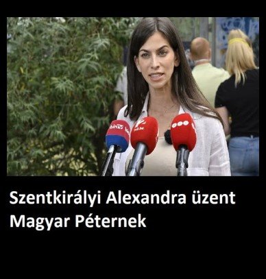 Áll a bál! Szentkirályi Alexandra üzent Magyar Péternek
