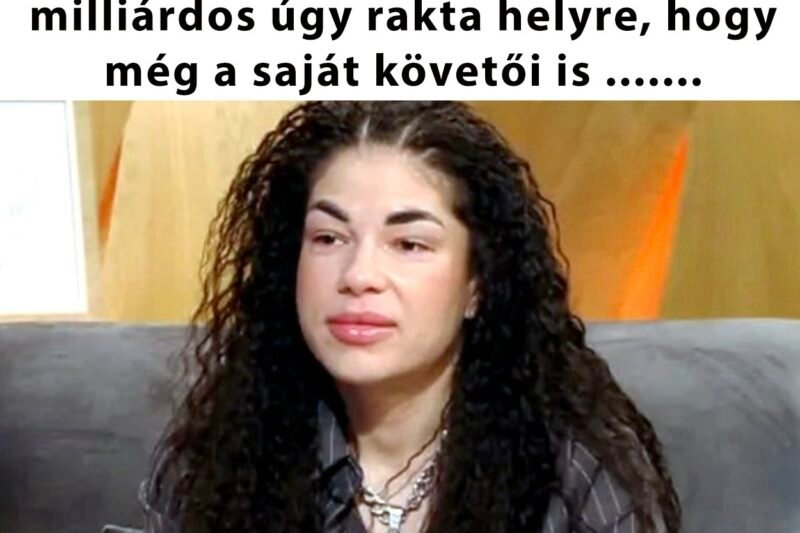 Gáspár Evelint az ismert milliárdos úgy rakta helyre, hogy még a saját követői is döbbenten hallgattak el.