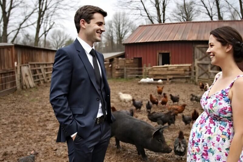 Hogy leckét adjon arrogáns fiának, egy milliomos megfosztotta őt az örökségtől, és arra kényszerítette, hogy feleségül vegyen egy egyszerű falusi fejőlányt. Ám három hónappal később, amikor meglátogatta őket, az apa olyasmit látott, amitől teljesen megdöbbent