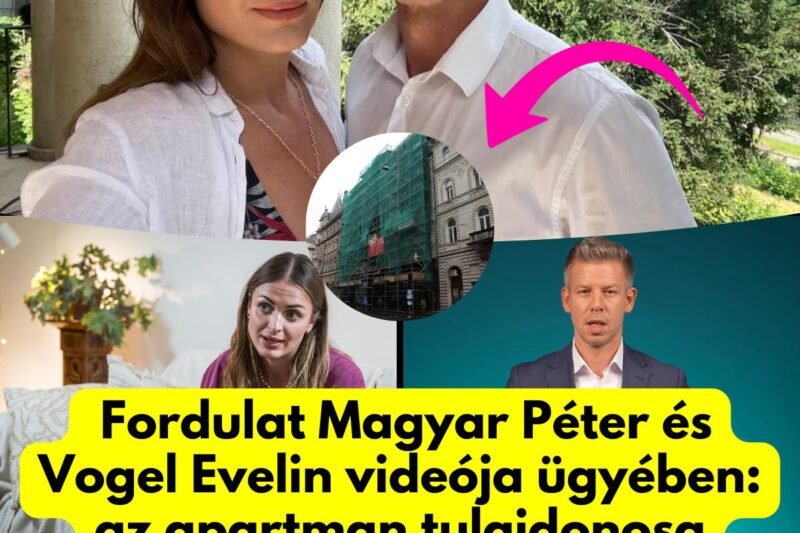 Az apartman tulajdonosa lépett – jogi eljárás indulhat, miután videóra vették Magyar Pétert és Vogel Evelint