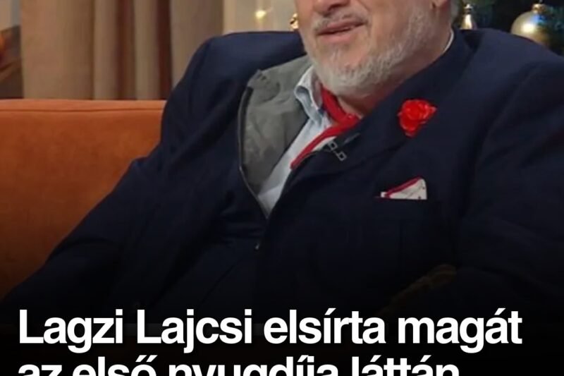 Lagzi Lajcsi elsírta magát az első nyugdíja láttán – Nyíltan kimondta, pontosan mekkora összeget kapott!