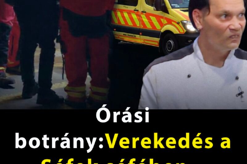 Óriási botrány!Verekedés a Séfek séfében – mentőt kellett hívni!