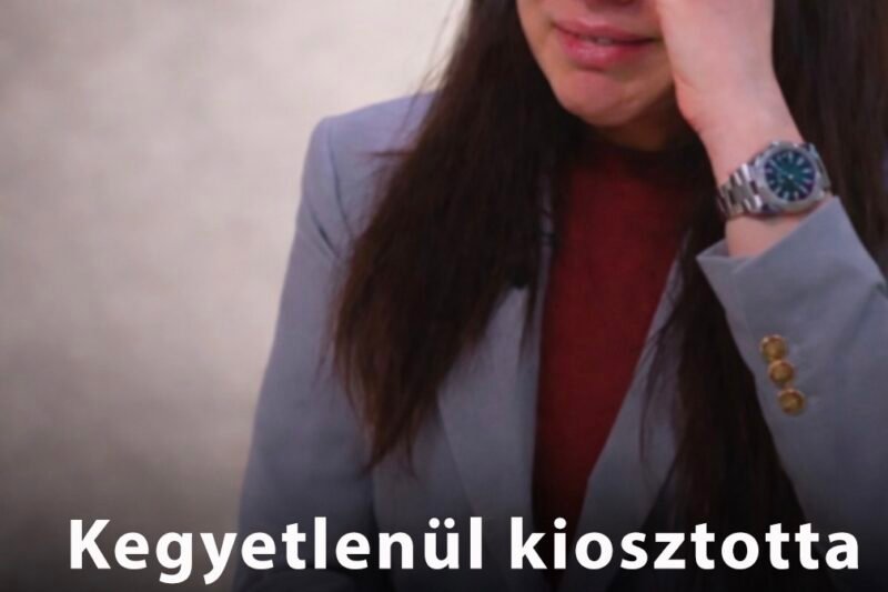 Kegyetlenül kiosztotta egy nyugdíjas néni a nagyképűsködő milliomos Gáspár Evelint..