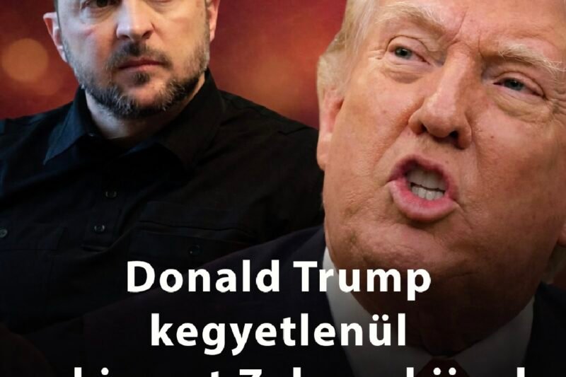Trump élesen nekiment Zelenszkijnek