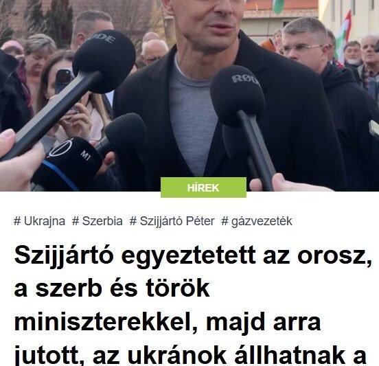 Szijjártó egyeztetett az orosz, a szerb és török miniszterekkel, majd arra jutott, az ukránok állhatnak a meghiúsított terrortámadás mögött