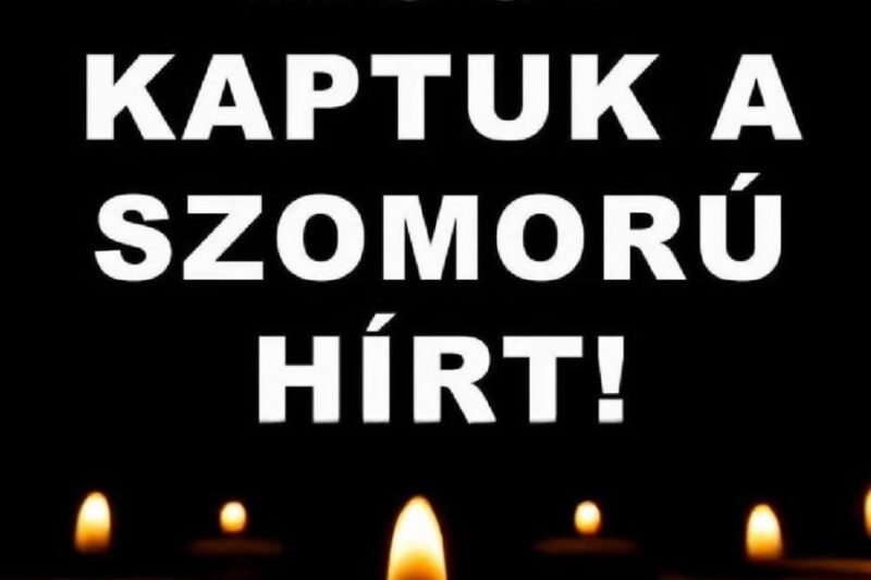 1 perce érkezett! Gyászba borult az ország – Szörnyű hírt kaptunk ma reggelre – nagy név távozott közülünk! 👇𝐂𝐢𝐤𝐤 𝐚 𝐡𝐨𝐳𝐳𝐚́𝐬𝐳𝐨́𝐥𝐚́𝐬𝐨𝐤𝐧𝐚́𝐥!
