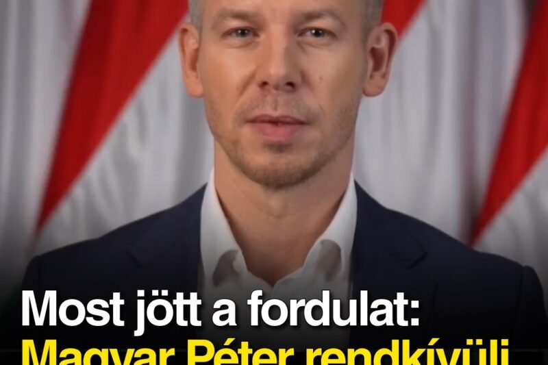 Most jött a fordulat: Magyar Péter rendkívüli bejelentést tett