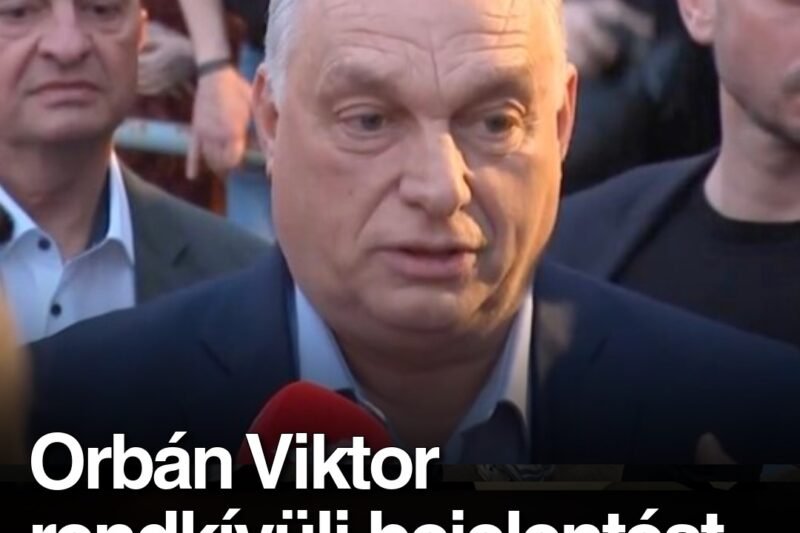 Orbán Viktor rendkívüli bejelentést tett a választással kapcsolatban
