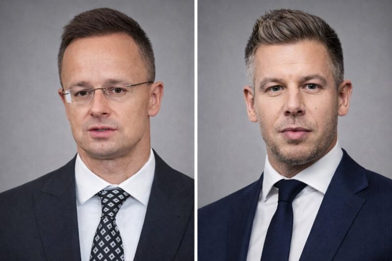 Magyar Pétert élő adásban értesítik, hogy Szijjártó Péter dokumentumokat semmisíti meg a kollégáival