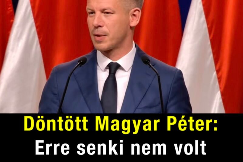 Döntött Magyar Péter: Erre senki nem volt felkészülve, hogy meglépi