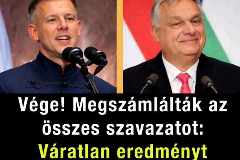 Vége! Megszámlálták az összes szavazatot, váratlan eredményt hozott