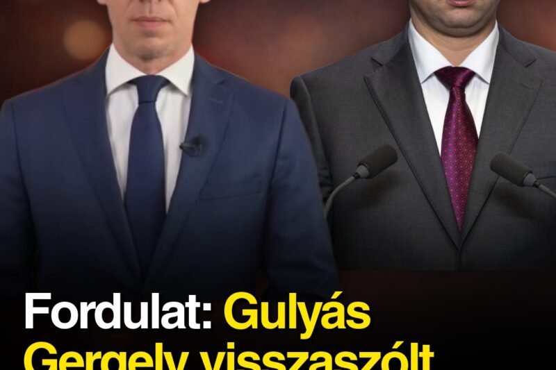 Fordulat: Gulyás Gergely visszaszólt Magyar Péternek