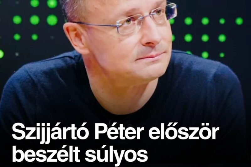 Szijjártó Péter először beszélt súlyos betegségéről: Titokban küzdött a szörnyű betegséggel