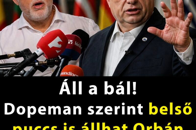 Dopeman szerint belső puccs is állhat Orbán bukása mögött