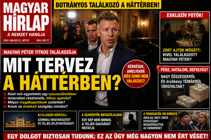 SOKK A POLITIKÁBAN! TITKOS TALÁLKOZÓ KERÜLT NAPVILÁGRA!