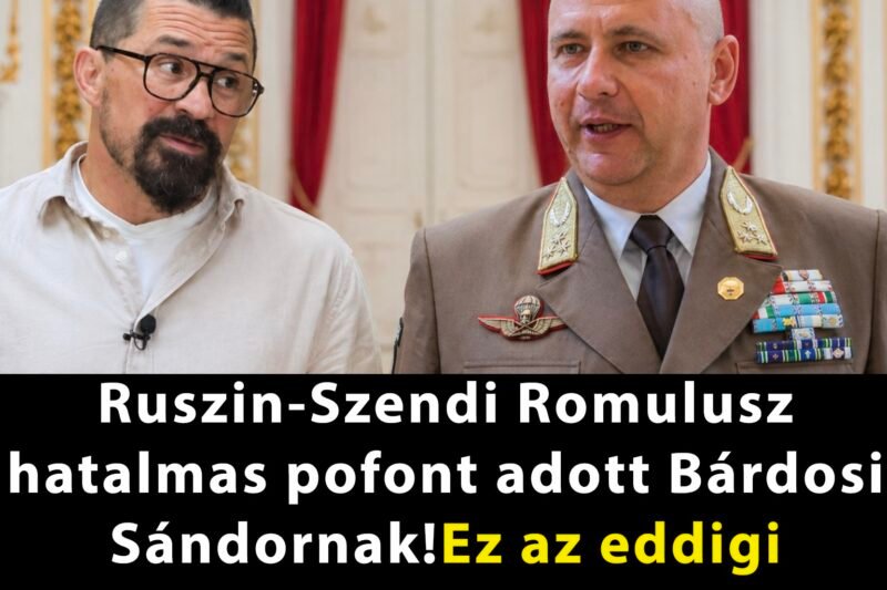 Ruszin-Szendi Romulusz hatalmas pofont adott Bárdosi Sándornak!Olyat szólt be Bárdosi Sándornak , hogy a fal adta a másikat, ez az eddigi legkeményebb kritika ! 👇 𝗖𝗶𝗸𝗸 𝗮 𝗵𝗼𝘇𝘇𝗮́𝘀𝘇𝗼́𝗹𝗮́𝘀𝗯𝗮𝗻