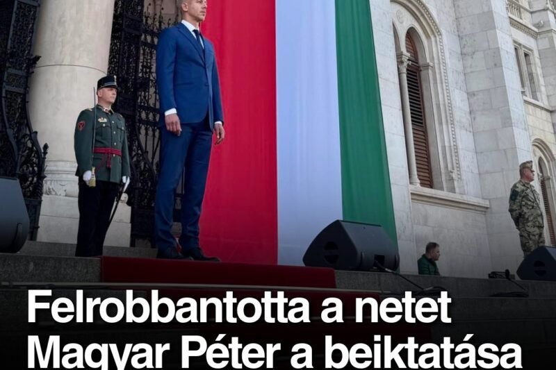 Felrobbantotta a netet Magyar Péter a beiktatása előtti mondataival: a Parlament elől küldött üzenetet