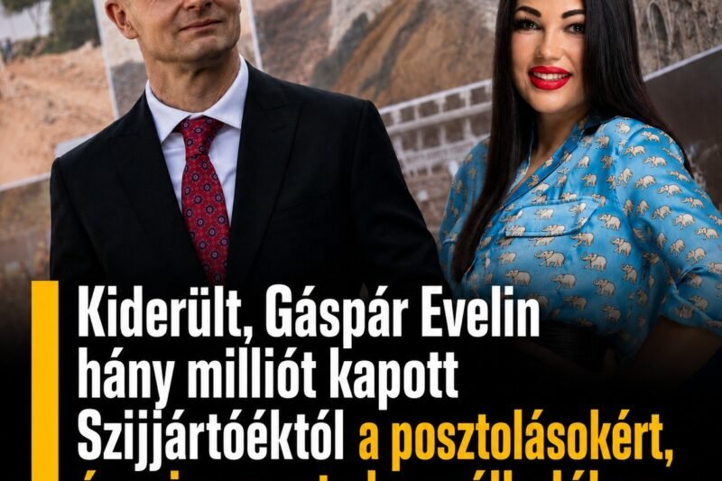 Kiderült, Gáspár Evelin hány milliót kapott Szijjártóéktól a posztolásokért, és mire ment el a szállodában 21 millió forint.👇𝐂𝐢𝐤𝐤 𝐚 𝐡𝐨𝐳𝐳𝐚́𝐬𝐳𝐨́𝐥𝐚́𝐬𝐨𝐤𝐧𝐚́𝐥!