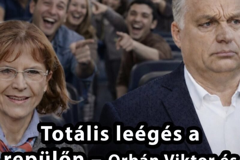 Totális leégés a repülőn – Orbán Viktor és Lévai Anikó olyat tettek, amit még évekig emlegetni fognak