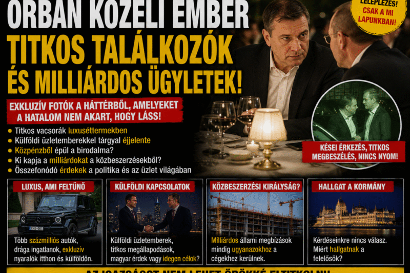 BOTRÁNY RÁZZA MEG A MAGYAR POLITIKÁT!