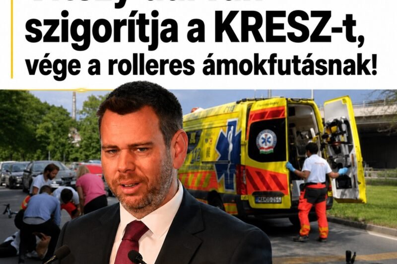 Vitézy Dávid szigorítja a KRESZ-t: vége lehet a rolleres ámokfutásnak