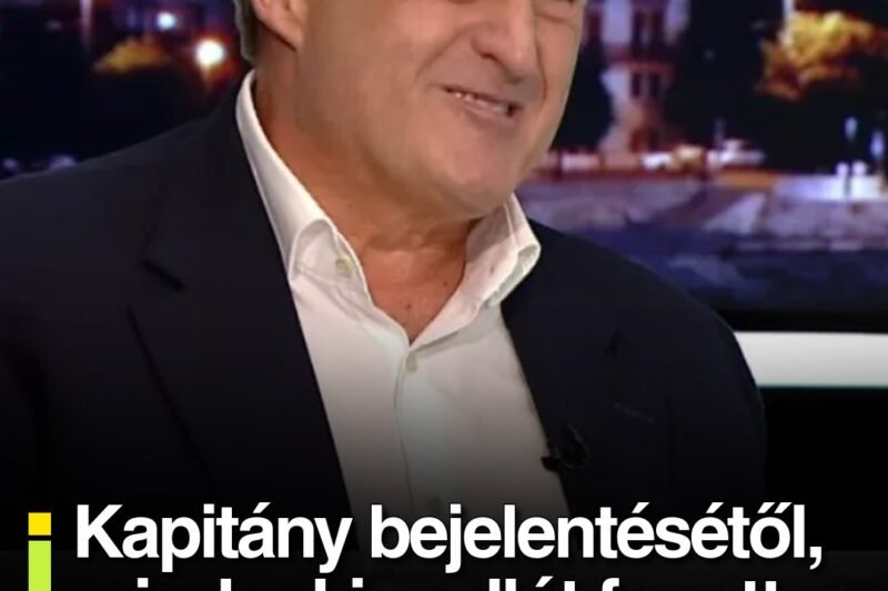 Kapitány Isván bejelentésétől, mindenki padlótfogott. Olyan jön Magyarországon, ami példa nélküli!
