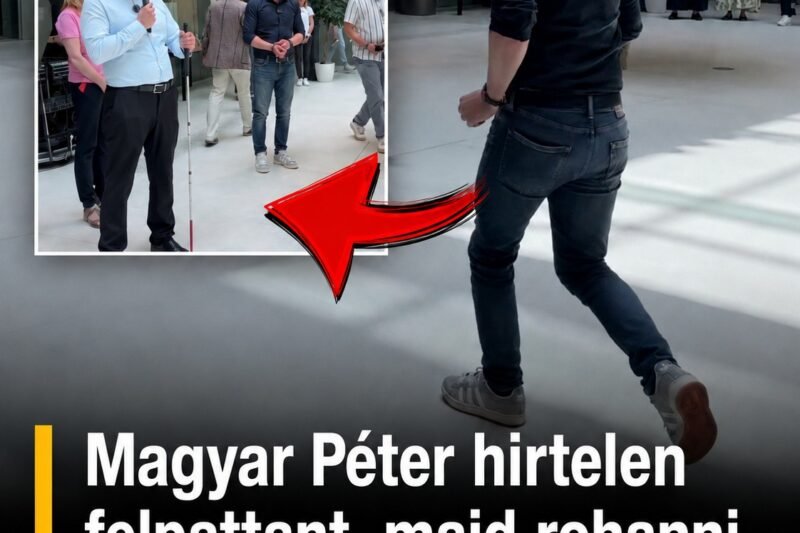 Magyar Péter hirtelen felpattant, majd rohanni kezdett: mindenki csak nézte, mi történik!