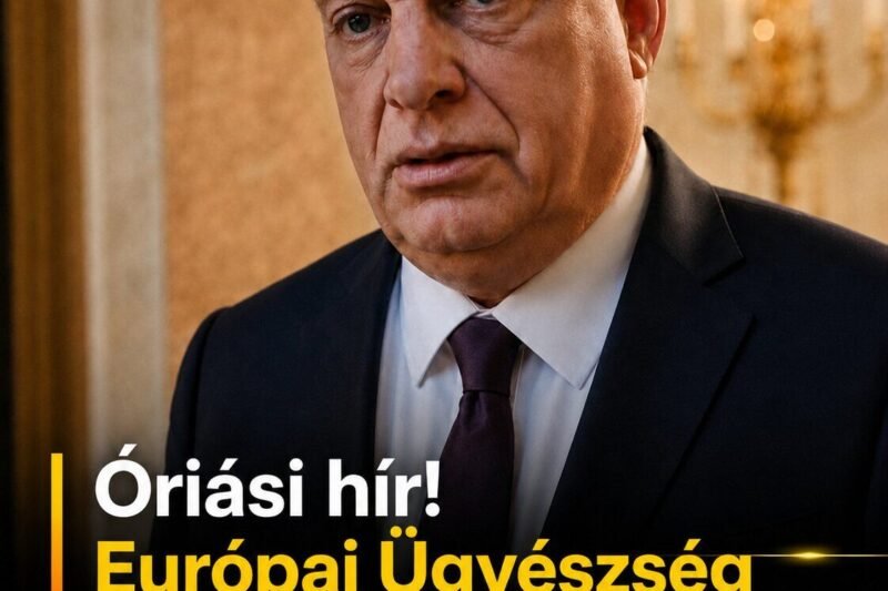 Óriási hír !Európai Ügyészség az Orbán Viktor elleni vádemelés ügyében szólalt meg!