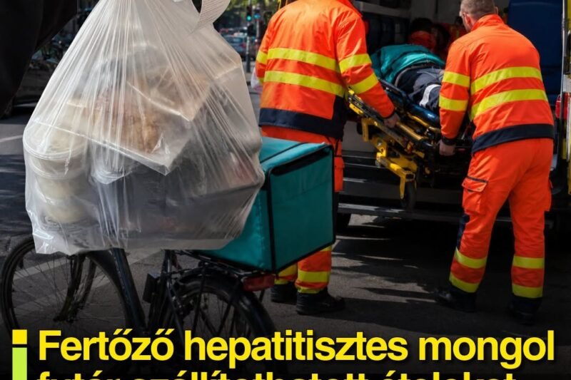 Fertőző hepatitisztes mongol futár szállítothatott ételeket Budapesten