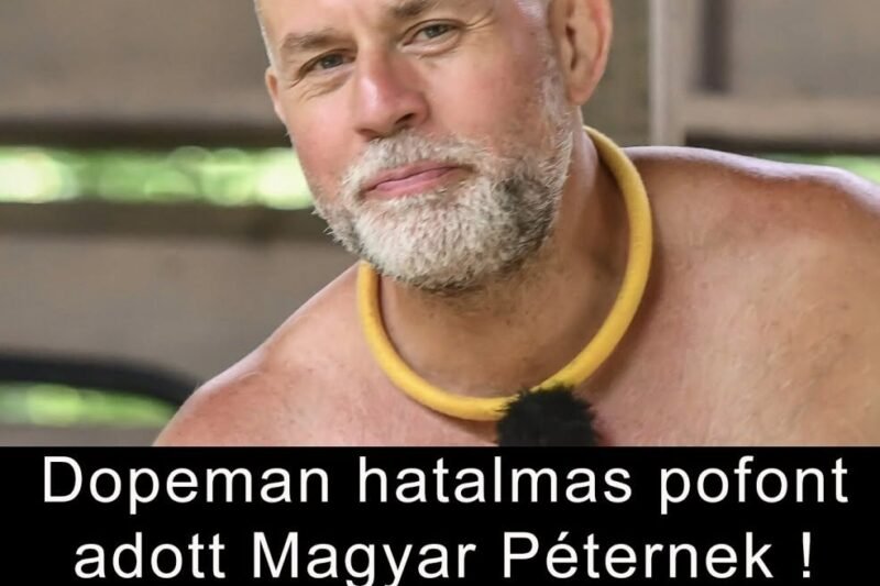Dopeman hatalmas pofont adott Magyar Péternek !Dopeman olyat szólt be Magyar Péternek , hogy a fal adta a másikat, ez az eddigi legkeményebb kritika !
