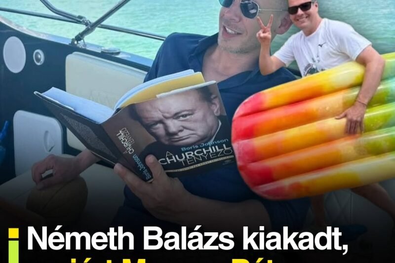 Németh Balázs kiakadt, amiért Magyar Péter hajókázott a Balatonon, luxizással vádolja
