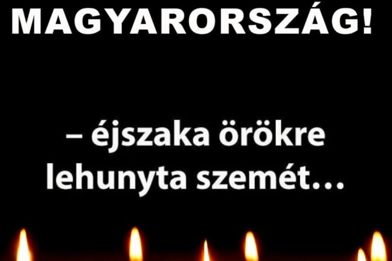 Hosszan tartó, súlyos betegség után elhunyt a híres magyar közéleti szereplő