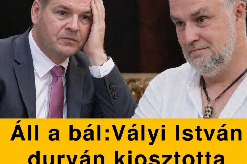 Áll a bál:Vályi István durván kiosztotta Németh Balázst..👇 A cikk a hozzászólásoknál olvasható!
