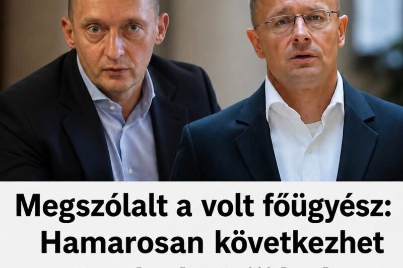 Megszólalt a volt főügyész: Hamarosan következhet Rogán és Szijjártó